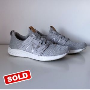 New Balance Fresh Foam Sport Lightweight Running Shoe Womens Grey